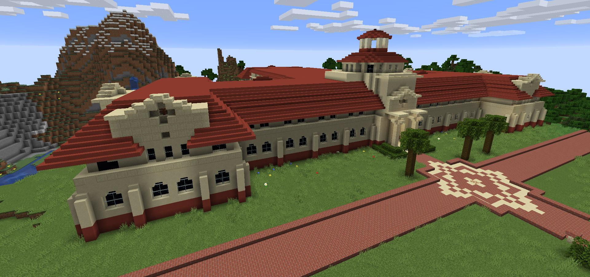 VSU's West Hall Built in Minecraft