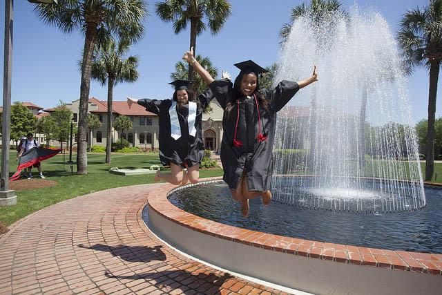 Graduates at Fountain